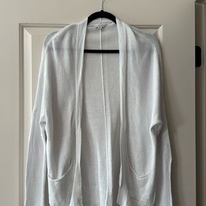 American Eagle White Cardigan, XS